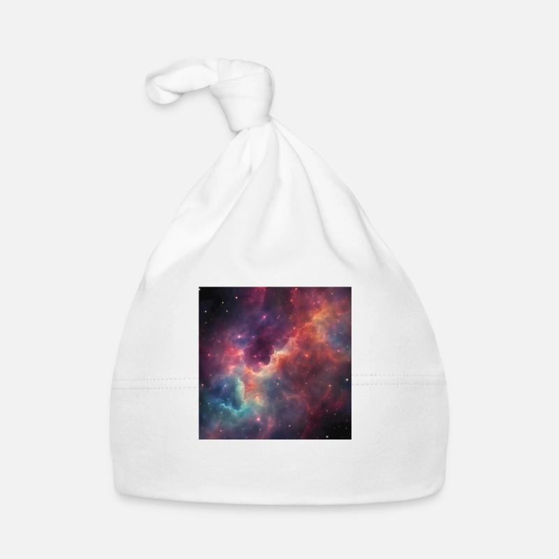 A.I. Nebula Galaxy - Baby Bio-Mütze - Weiß