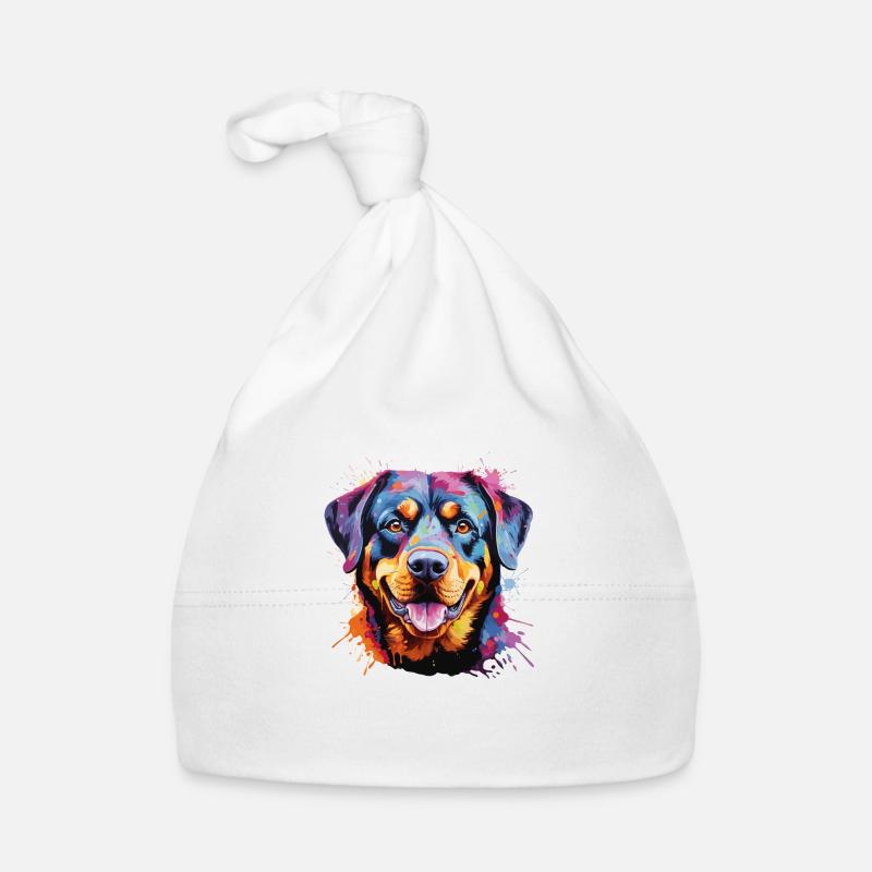 mignon Rottweiler Bonnet bio Bébé