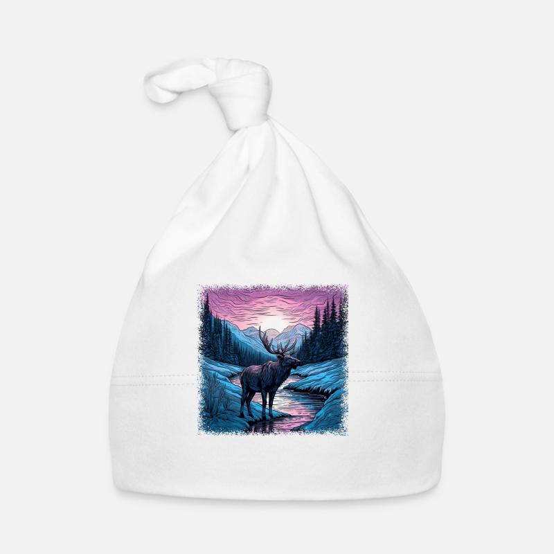 couleur oiseau déclaration dictons cadeau idée nature cerf Bonnet bio Bébé