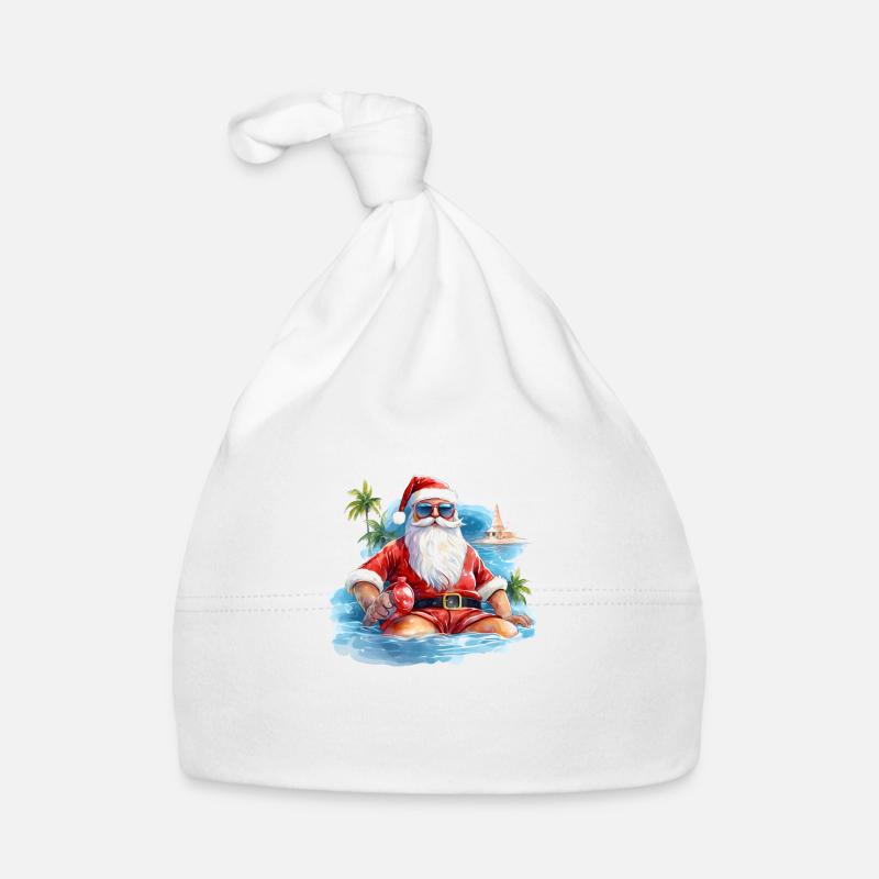 Santa Claus Weihnachtsmann Baby Bio-Mütze
