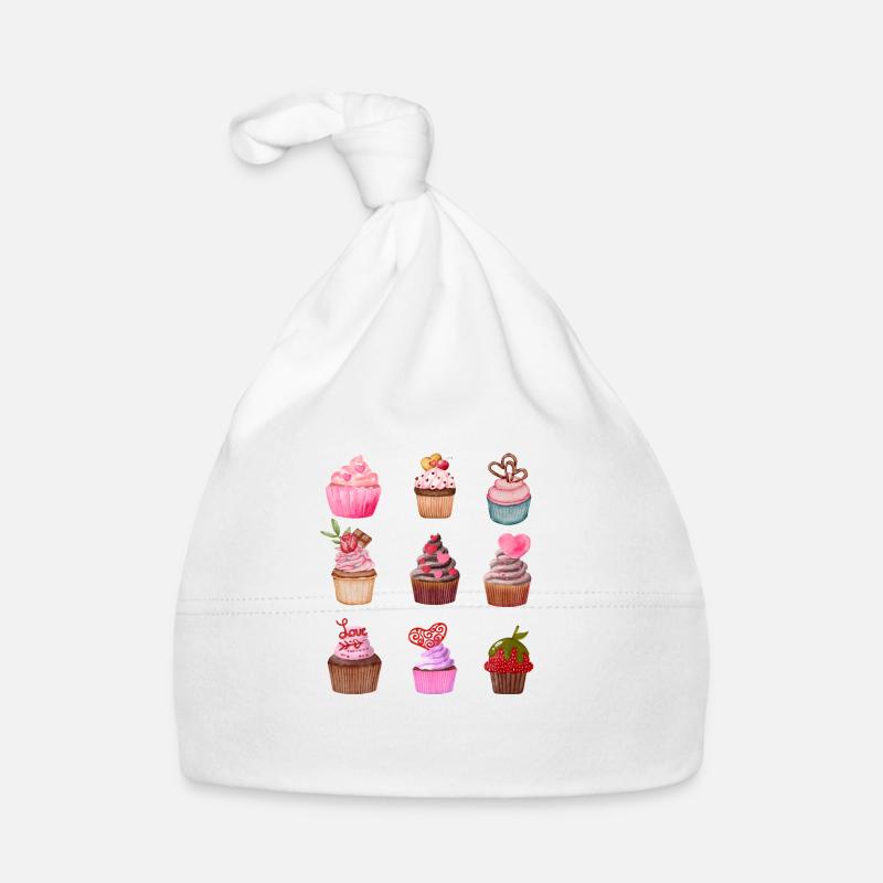 Cupcakes Kollektion Baby Bio-Mütze