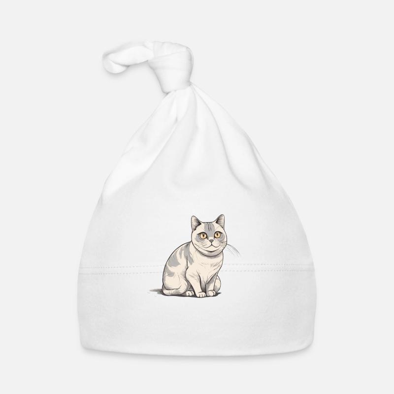 Dicke Katze Baby Bio-Mütze