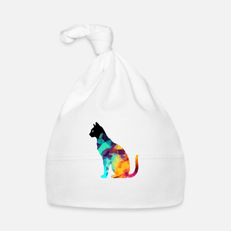 Aki, die bunte Katze Baby Bio-Mütze