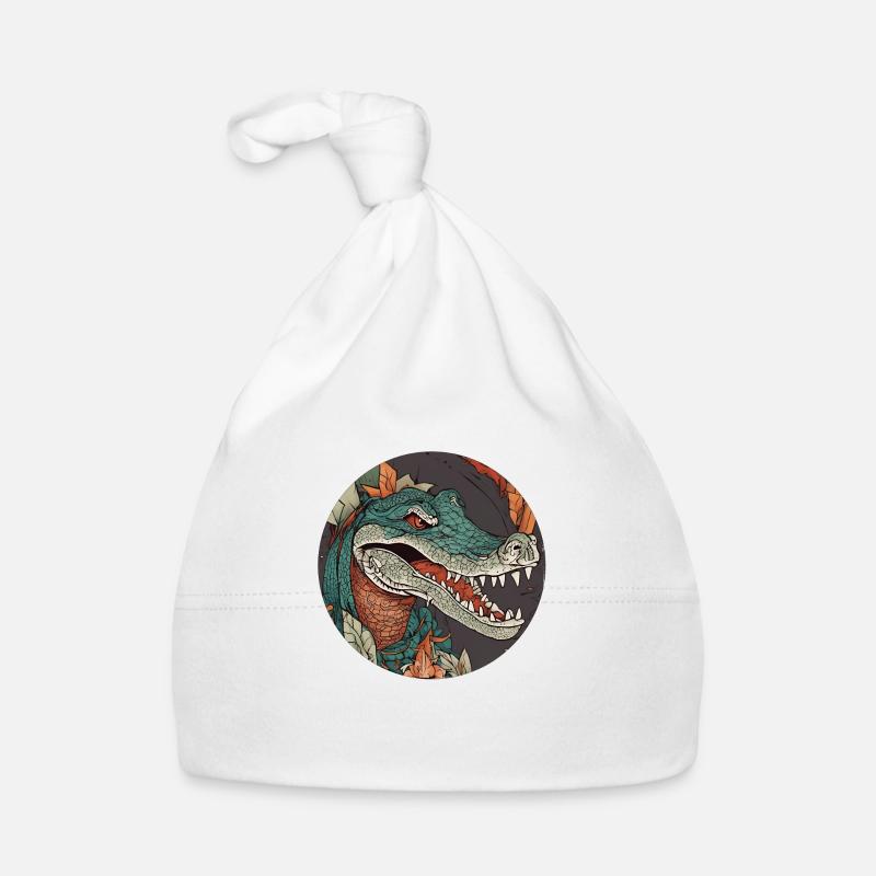 Crocodile Organic Baby Cap