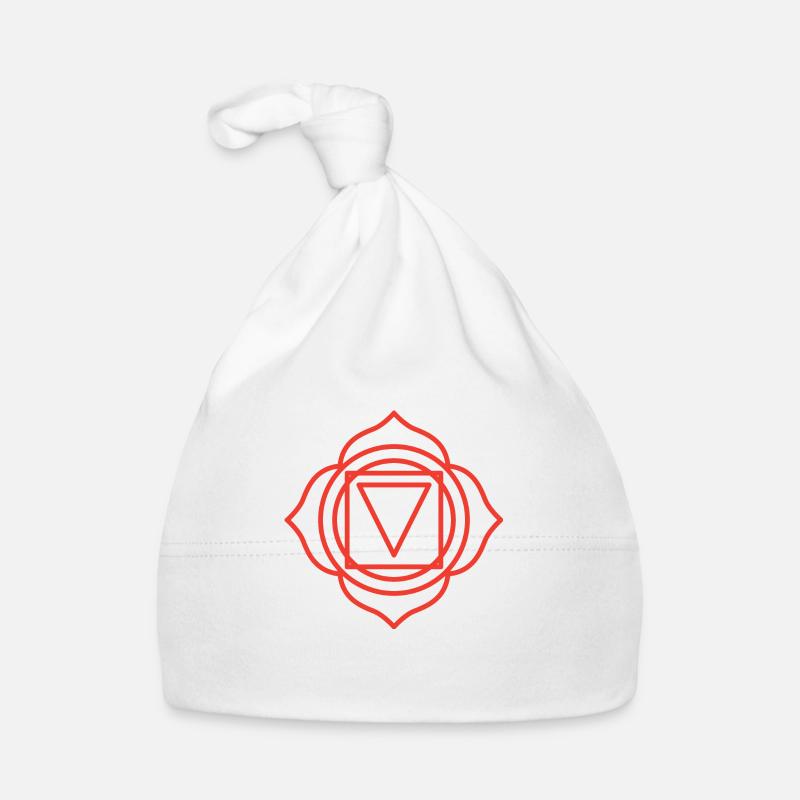 ABBONDANZA-RICCHEZZA | 1° Muladhara Chakra o Radice Cappellino ecologico per neonato