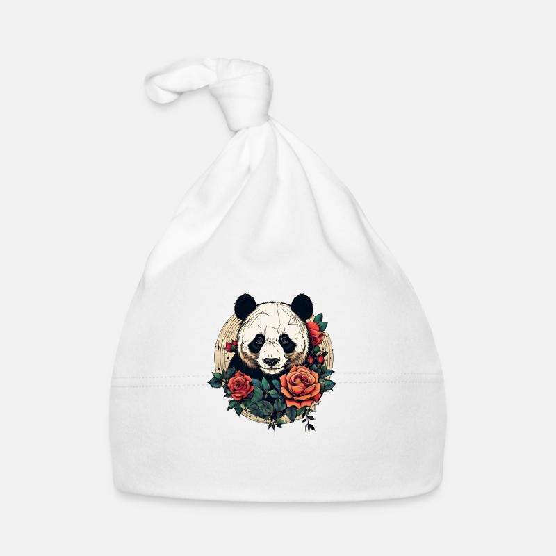 Panda Baby Bio-Mütze