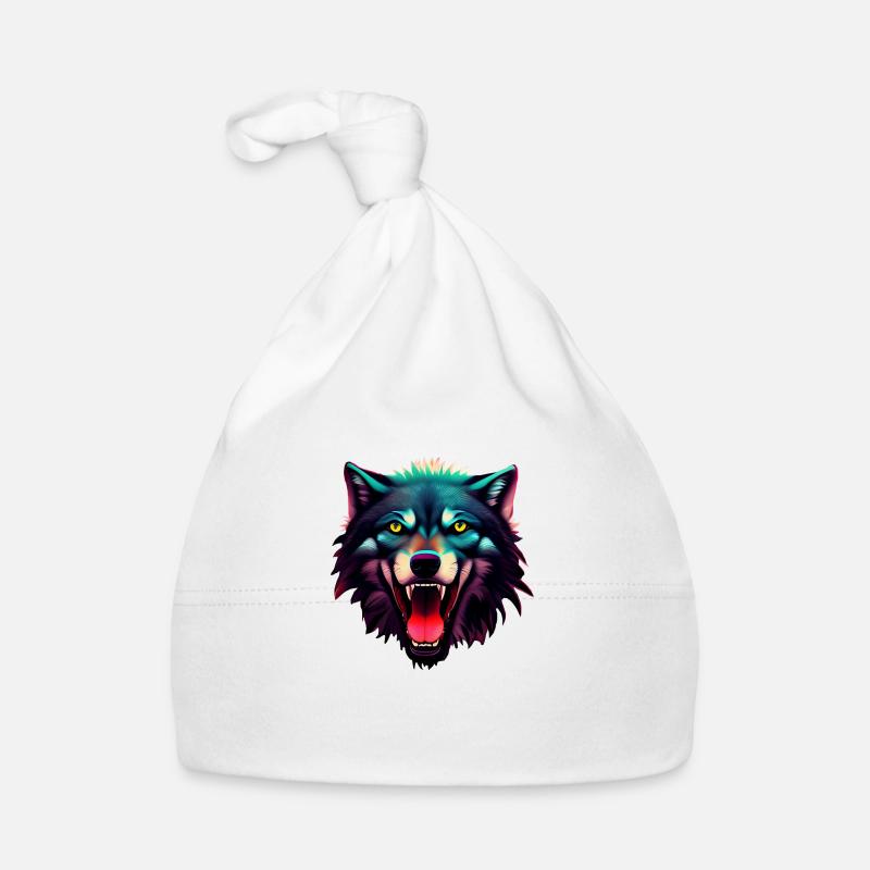 Wolf Organic Baby Cap