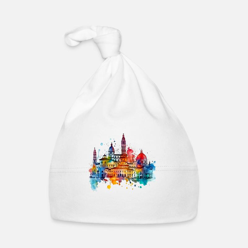 Florence, a unique city Organic Baby Cap