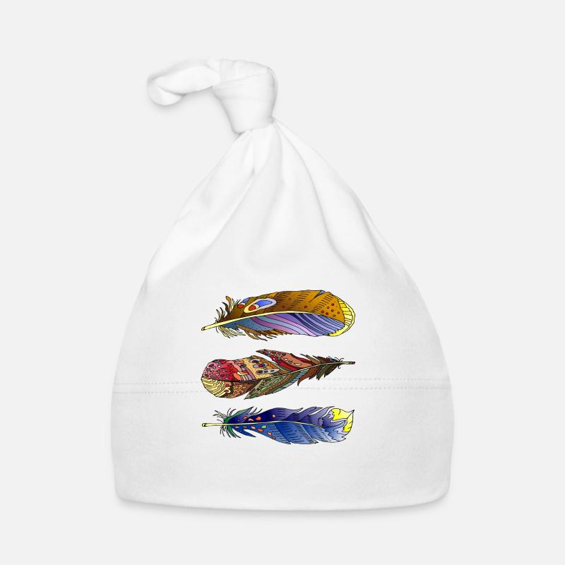 Feder Baby Bio-Mütze