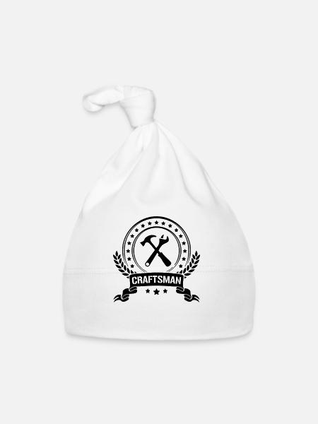 Artisan - Bonnet bio Bébé - blanc - Devant