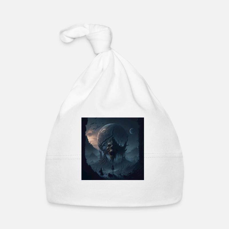 Dark dying world Organic Baby Cap