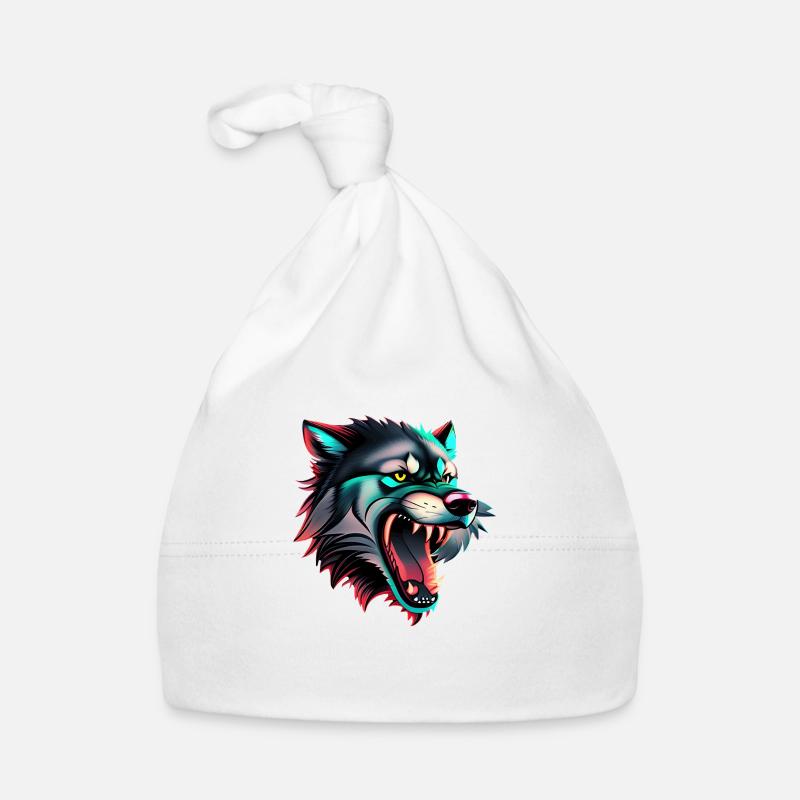 Wolf Baby Bio-Mütze