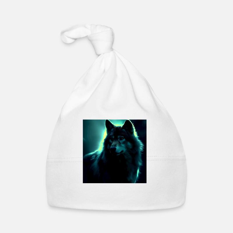 Wolf Organic Baby Cap