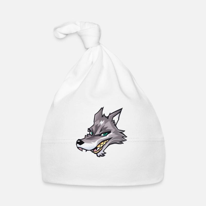 Wolf Baby Bio-Mütze