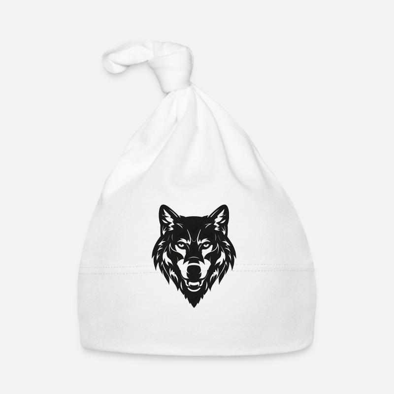 Wolf Baby Bio-Mütze