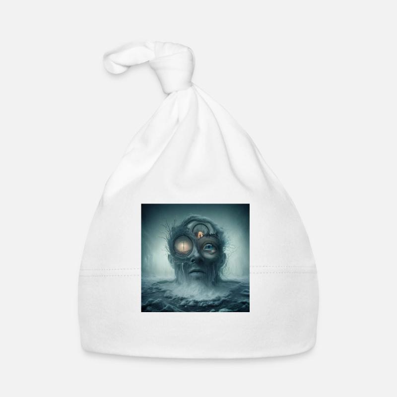 Angst - Baby Bio-Mütze - Weiß