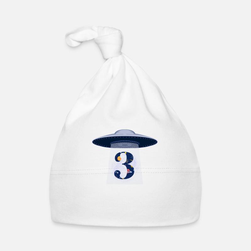 3e anniversaire ufo attaque Bonnet bio Bébé