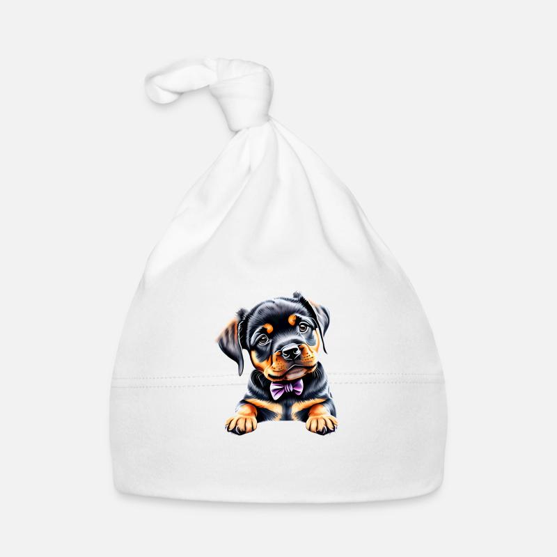 Rottweiler chiot chien Rottweiler chiot chiens Bonnet bio Bébé