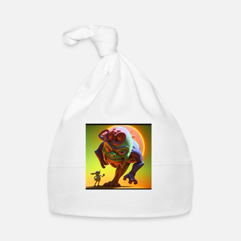 Monstergoblin Baby Bio-Mütze