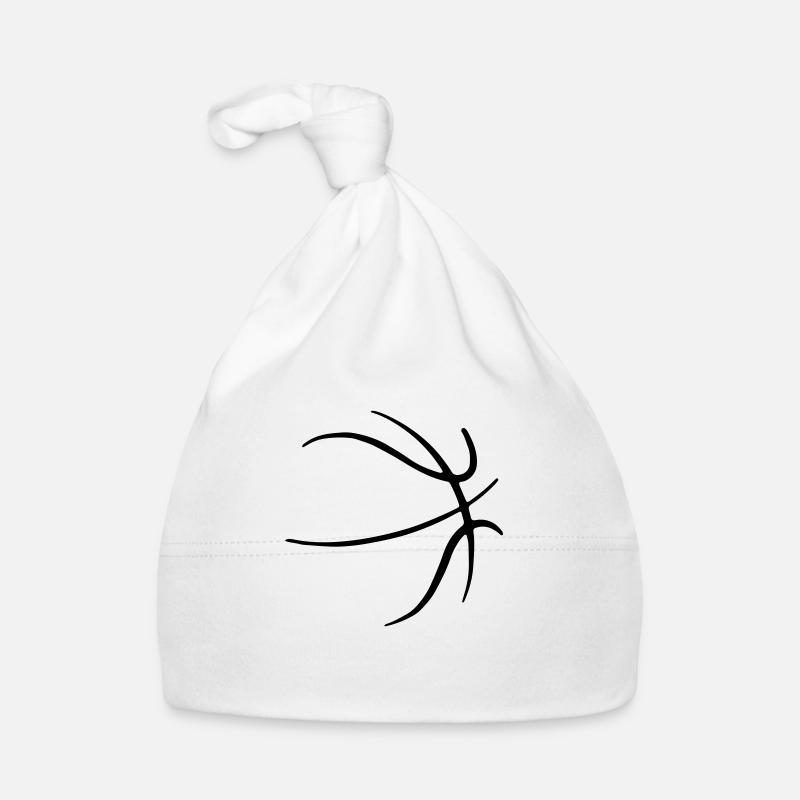 Basketbäll 10 Zeichenfläche 10 Baby Bio-Mütze
