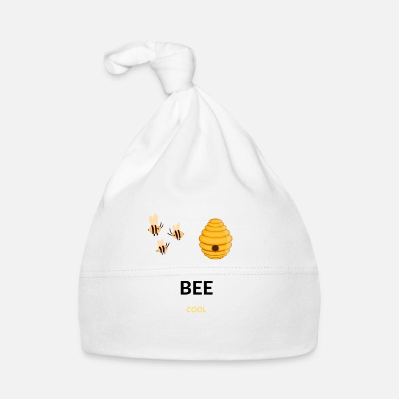 BEE Cool - Baby Bio-Mütze - Weiß