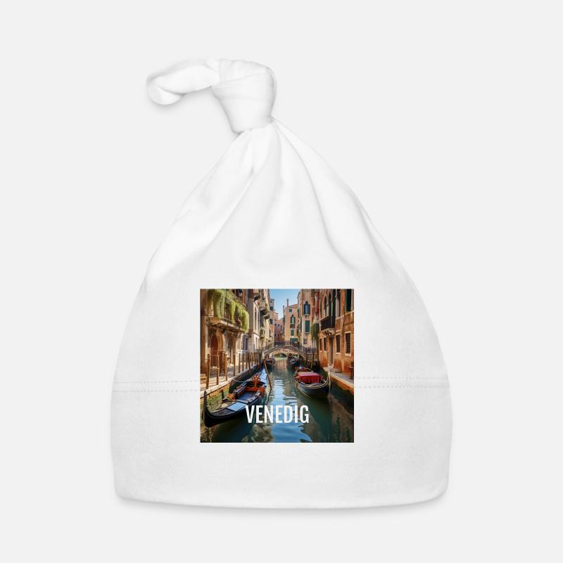 Venedig bei Tag Baby Bio-Mütze