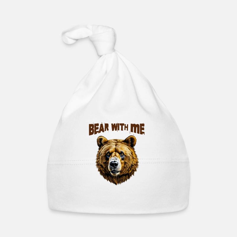 Bear with me Organic Baby Cap