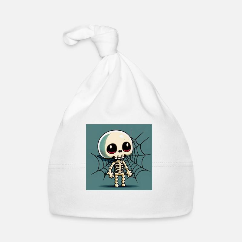 Joyeux Halloween squelette mignon effrayant drôle effrayant Bonnet bio Bébé