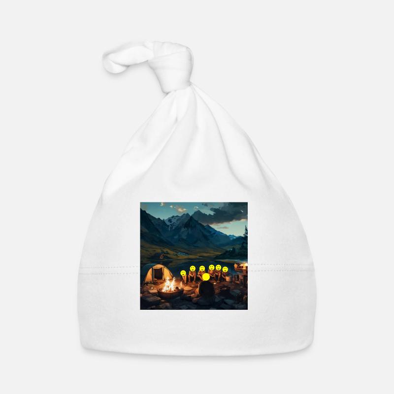 Camping Kunst Baby Bio-Mütze