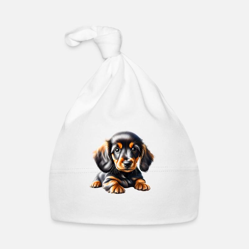 Teckel Chien Teckel Chippy Dogs Propriétaire de chien Bonnet bio Bébé