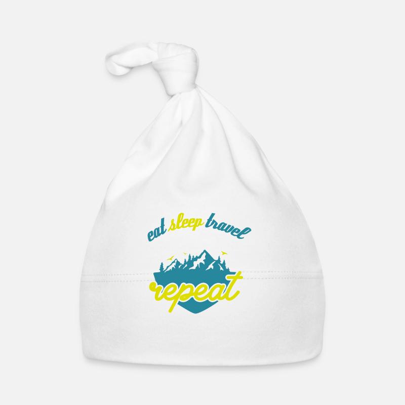 Manger dormir Voyage Répéter Bonnet bio Bébé