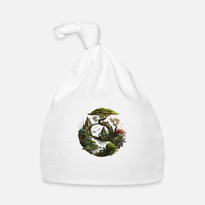 Sur les traces de la nature Bonnet bio Bébé