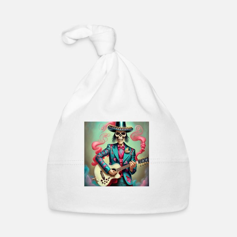 Skelett Baby Bio-Mütze