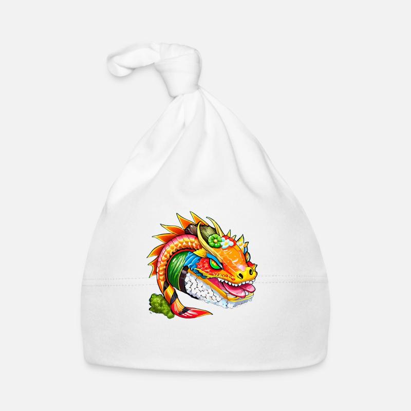 Sushi Dragon Organic Baby Cap