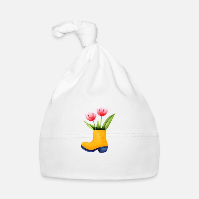 Blume Geschenk Blumen Garten Hobbygärtner Gärtner Baby Bio-Mütze