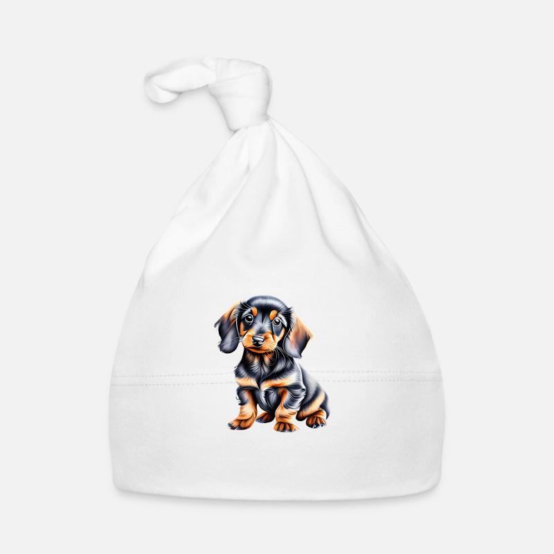 Teckel Chien Teckel Chiot Chiens Propriétaire De Chien Bonnet bio Bébé