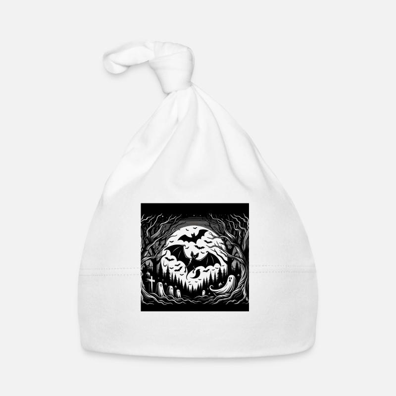Fledermaus Halloween Baby Bio-Mütze
