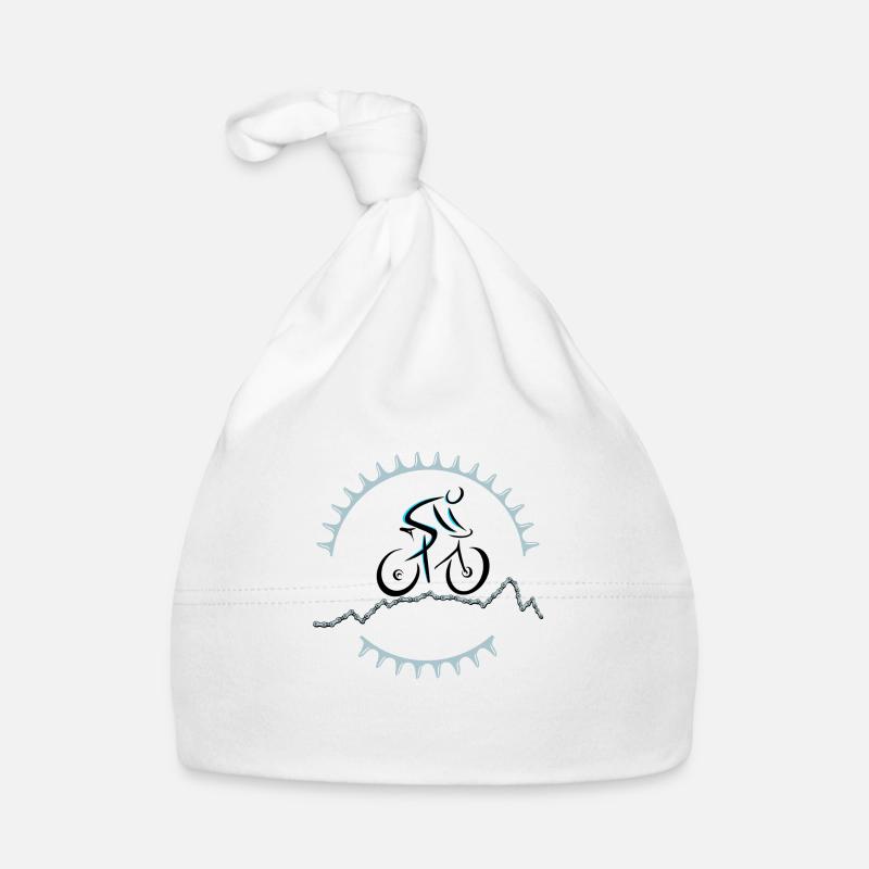 Cycliste professionnel - Bonnet bio Bébé - blanc