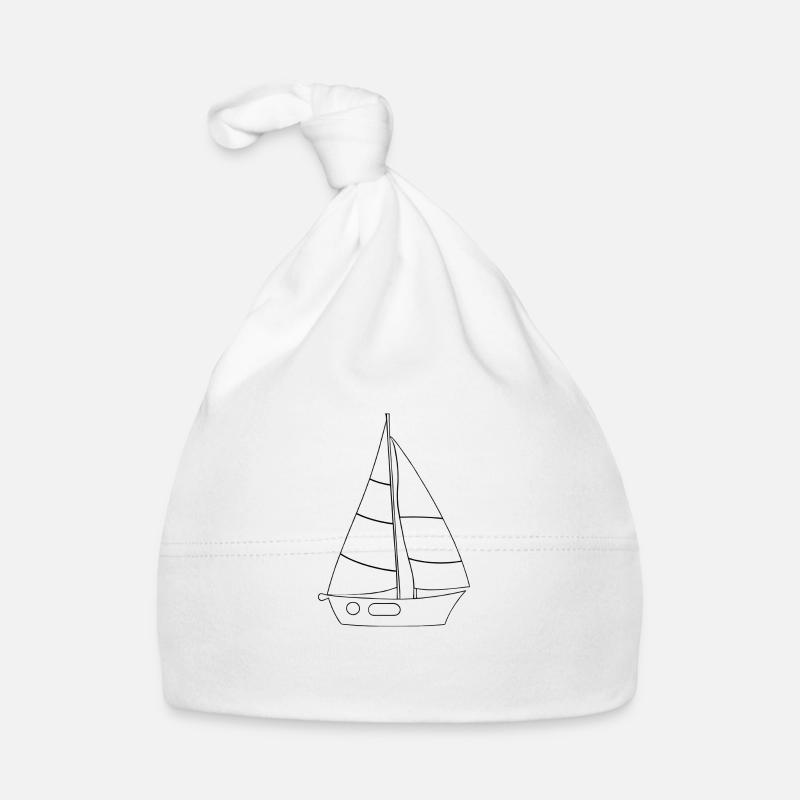 Sailing Ship Sailing Sailing Sailboat Sailing Organic Baby Cap