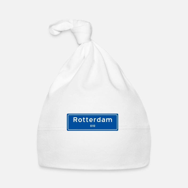 Rotterdam 010 signe de nom de lieu Bonnet bio Bébé