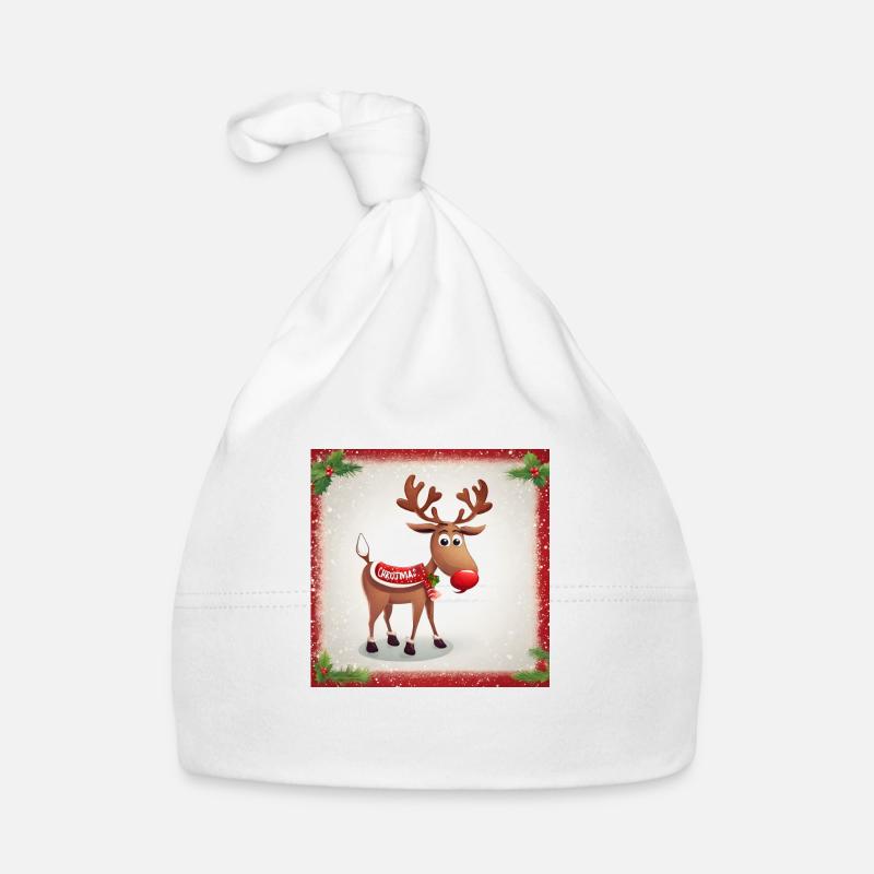 Noël de renne Bonnet bio Bébé