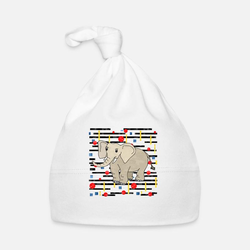 Éléphant Bonnet bio Bébé
