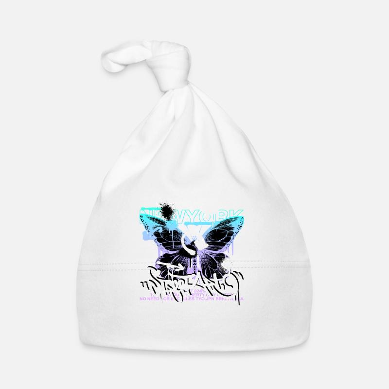 Fleurs De Papillon Coloré Rêve D’insectes Coloré Rêve Bonnet bio Bébé
