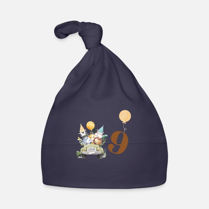 9e anniversaire safari Bonnet bio Bébé