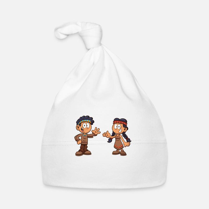 Enfants amérindiens Bonnet bio Bébé