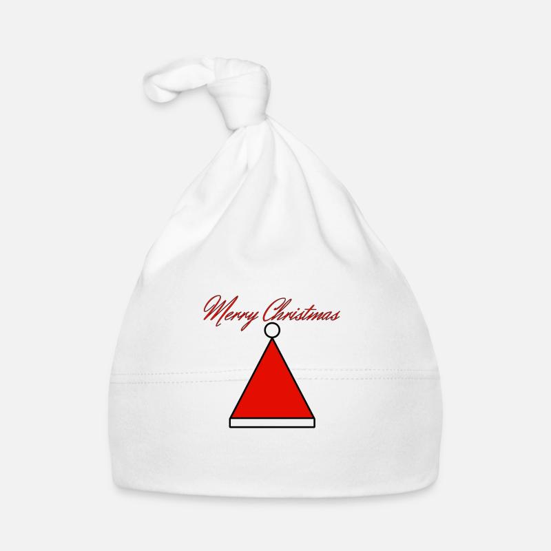 Joyeux Noël - Bonnet bio Bébé - blanc
