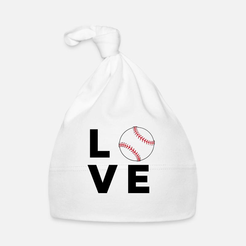 Baseball Love Organic Baby Cap
