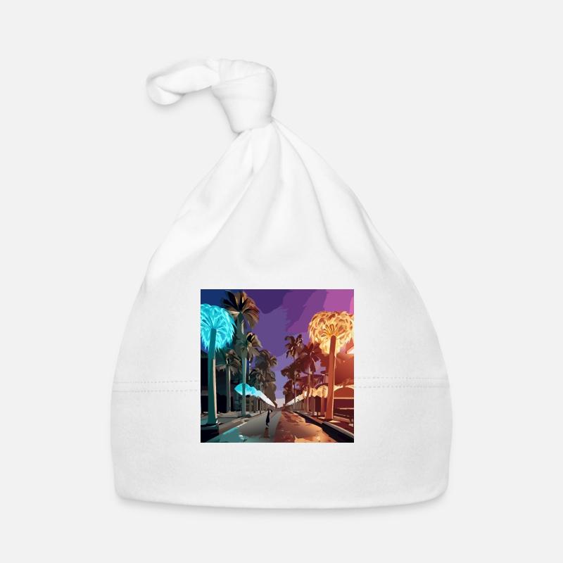 Nuit à Miami (Miami Collection) Bonnet bio Bébé