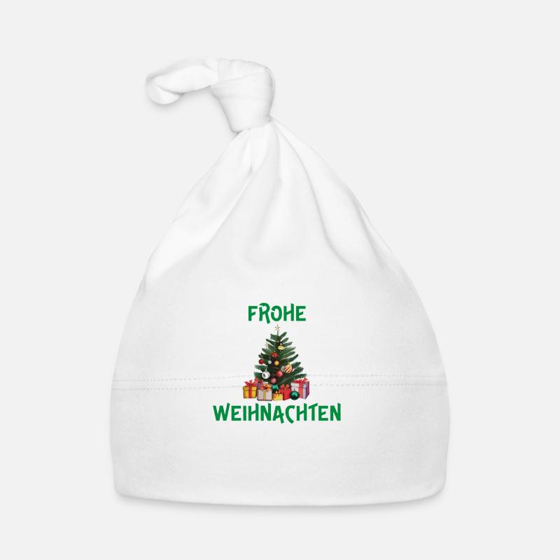 Frohe Weihnachten Baby Bio-Mütze