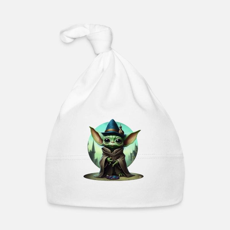 BIG EYES WIZARD Organic Baby Cap